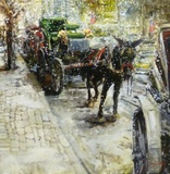 "Hangin' Out, Central Park South" by Stephen Shortridge