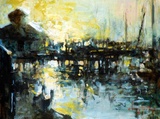 "City Dock Sunrise, Naples" by Stephen Shortridge