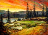 "Evening Glory, Gozzer Ranch" by Stephen Shortridge